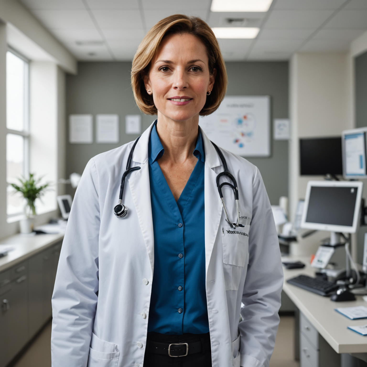 Healthcare professionals discussing breast cancer care